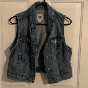 Jean Vest Blue Jean Size M